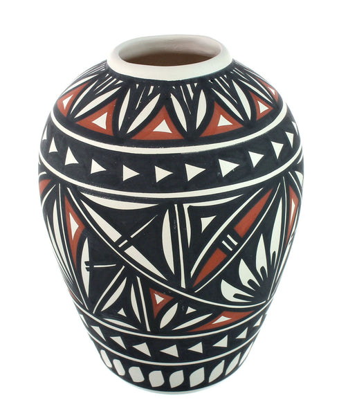 Native American Hand Crafted Acoma Pottery By Artist L. Concho, B. Ortiz SN20018